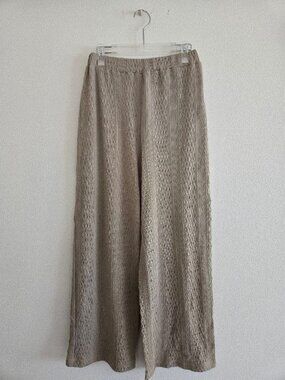 Shimam Cable Knit Pattern Sweatpants Size M